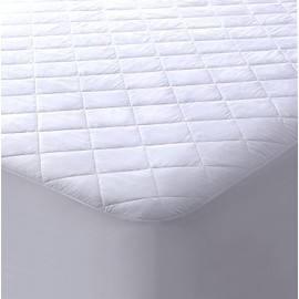 Bronwen Mathews Quilted Mattress Protector Single 90x190 cm Deep Fitted up to 40 CM, Mattress Cover, Mattress Topper, Breathable, Hypoallergenic (Single)