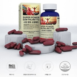 origin [Origin] Super Power Saw Palmetto 1000mg Octacosanol Zinc Containing 90 Capsules, 2 Pieces / [오리진] 수퍼 파워 쏘팔메토 1000mg 옥타코사놀 아연함유 90캡슐, 2개