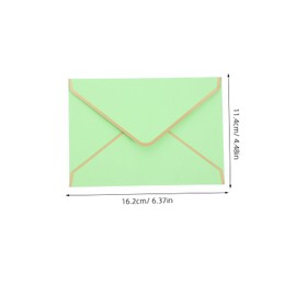 DOITOOL 20Pcs Elegant Blank Invitation Envelopes Portable Trimmed Cards for Weddings Parties and Special Events for DIY Greetings and Invitations