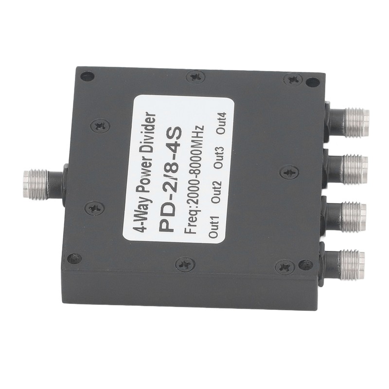 SMA Microstrip Power Splitter Combiner 2‑8GHz Stainless Steel 4 Way