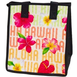 Tropical Paper Garden - Petite Insulated Lunch Bag - Just Aloha Coral