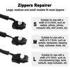Pack of 15 Fix Zip Pulls, Zip Pendants, Zip Slider