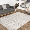 nuLOOM Moroccan Blythe Area Rug, 8' 10" x 12', Grey/Off-white