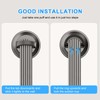 Obsoorth Clothes Drying Rack Wall-Mounted Suction Cup Folding Clothes Drying