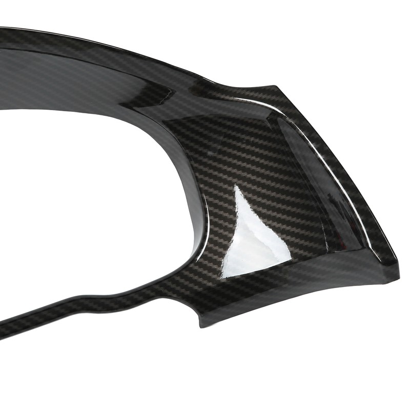 Car Central Control Dashboard Cover Carbon Fiber Style Replacement for