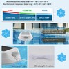 Pool Funkthermometer & Funk Empfänger,IPX8 Wasserdichtigkeit badethermometer, Poolthermometer Schwimmend mit