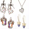 Betsey Johnson Earrings & Necklace 4PCs Bundle Set | Versatile