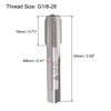 sourcing map G1/8-28 Pipe Thread Tap, Machine Threading Tap Right