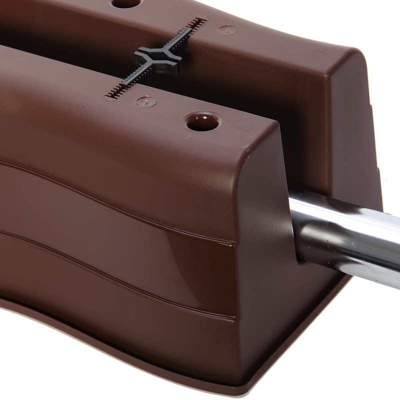 Ridge Rail Long Rectangular Flower Pot, Indoor/Outdoor Hanging Rail Planter