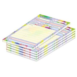 PRICARO 5 x A5 Splash Telephone Notepad