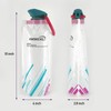 EMSECKO Botella de agua plegable, botella de agua de 0.7