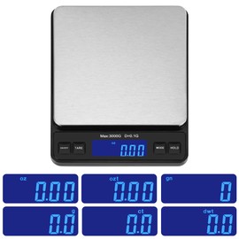 Weighmax Duo Series W-7800 High Precision 0.1g/0.01oz 3000g Digital Pro Pocket Scale, Serving as Kitchen Scale and Postal Scale