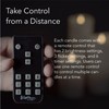 Softflame Flameless LED Candles with Remote Control, Flickering 3D Moving