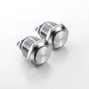 Langir 19mm Momentary Push Button Switch IP67 Waterproof Stainless Steel