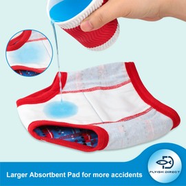 Flyish Direct Baby Training Pants, Potty Training, Children's Potty Training Pants for Girls and Boys, 2-7 Years, Washable and Reusable, Auto