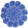 BIBITIME Round Flower Lace Doilies Vase Mats Kitchen Tablecloth Dish