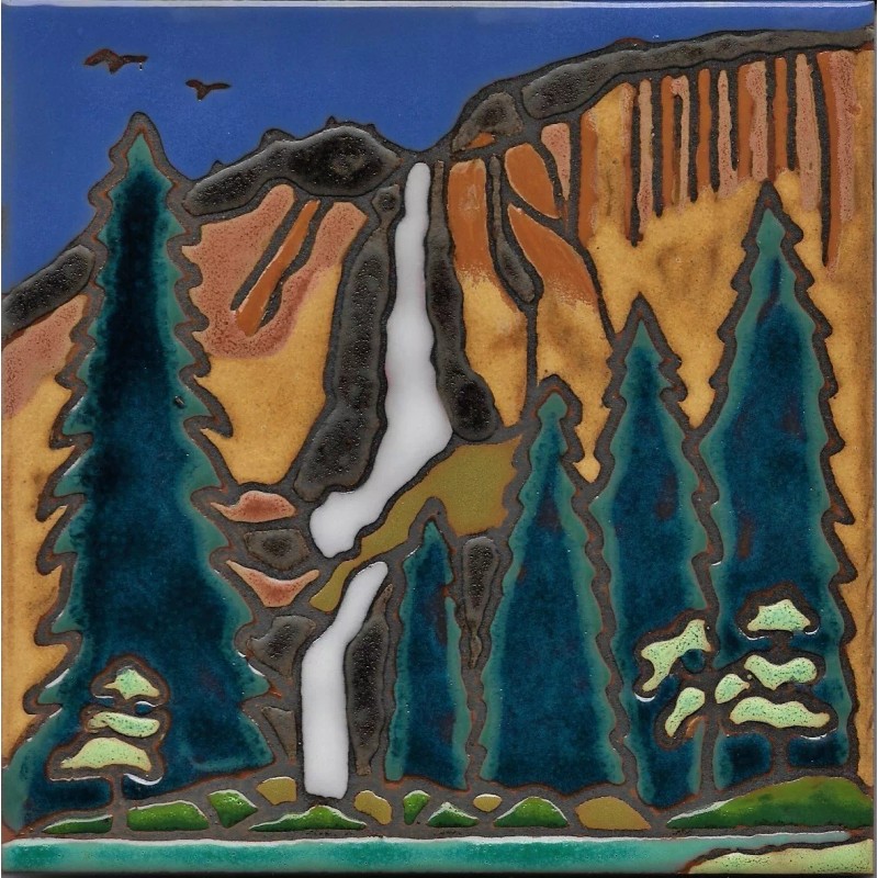 Handpainted by Elany - artist @ Pacific Blue Tile Ceramic