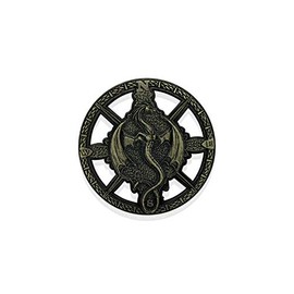 Metal Dragon Compass 45mm RPG Adventure Compass by Norse Foundry
