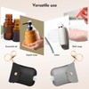 TLIFOS 2pcs Hand Sanitizer Holder, Mini Plastic Empty Bottles Hand