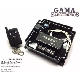 GAMA Electronics RF Remote Control Reverse Polarity 24 Volt DC Motor Control
