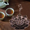 2Pcs Brass Lotus Incense Holder,Detachable Sticks Incense Burner Ash Catcher,Brass