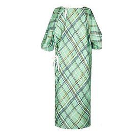Linteum Textile Supply Iv Hospital Patient Gown With Telemetry Pocket Unisex Design Cotton Or Polyester Blend Premium Green (Pack of 6)
