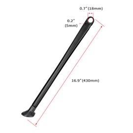 RUTU Sliver CNC Dirt Bike Side Stand Kickstand,Surface Anodizing and Durable,Compatible with EXC 125 150 200 250 300 400 450 525 1998-2007 Replace Part Number:50303026100 or 50303023000