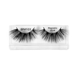 BlackPink Mink 5D Magnetic Lashes Liner-Lash 2 Step Simple Lover Fluffy Lash Fluffy Reusable Light Weight False Lashes Fake Eye Lash (BPM103)