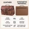 Leather Messenger Bag for Men and Women 18 inch Large