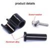MiOYOOW 6Pcs Bicycle Cable Guide, Brake Cable Housing Holder Aluminum