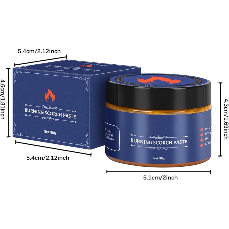 Grgowe 2 x wood burning paste, wooden burning paste kit,