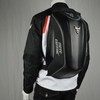 Motocentric hard shell Motorcycle Backpack - Color Name: Red