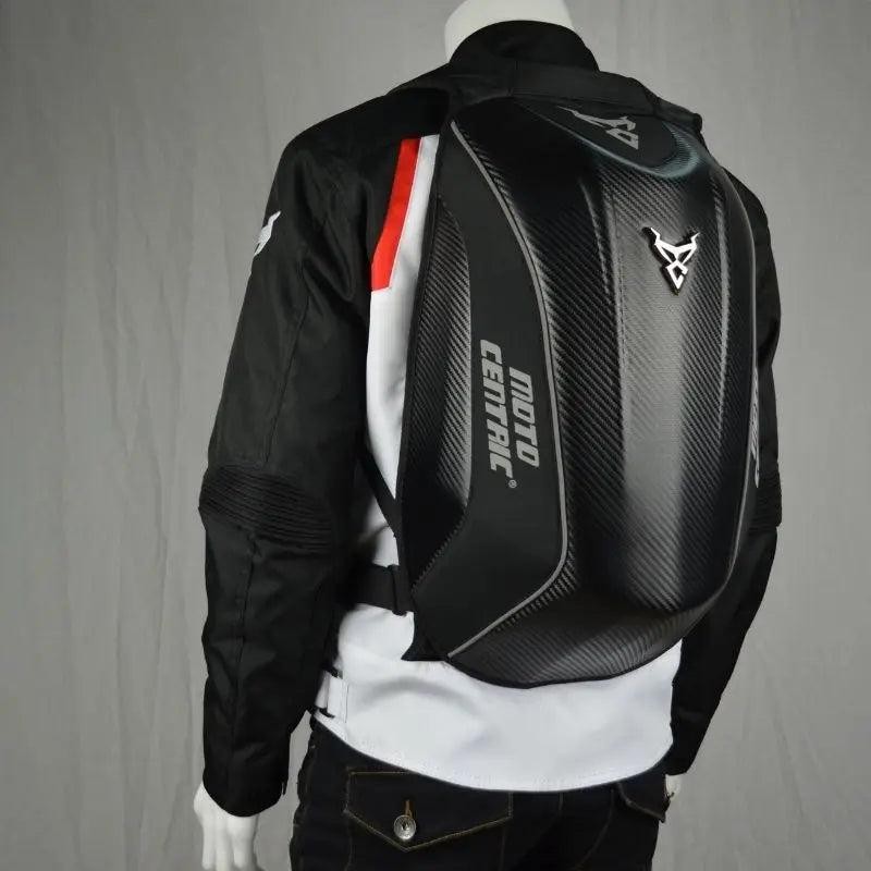 Motocentric hard shell Motorcycle Backpack - Color Name: Red