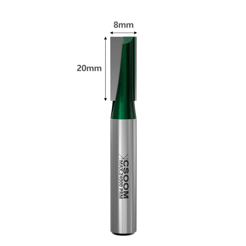 CSOOM 8 mm Shank Professional Floor Cleaning Cutter with Impact