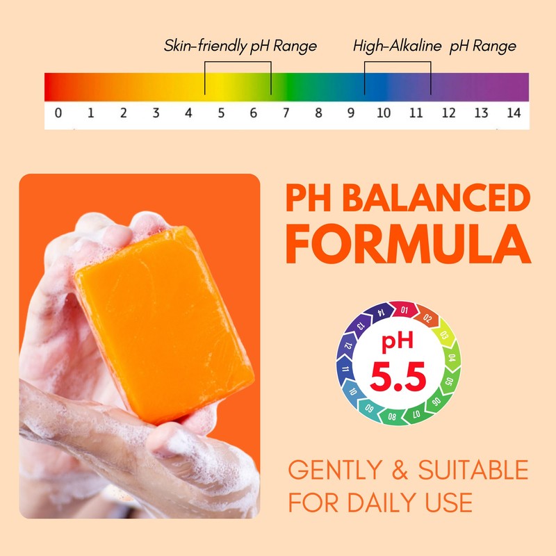 Muun Persimmon Soap Pack 3 For Old People Smell, Odor