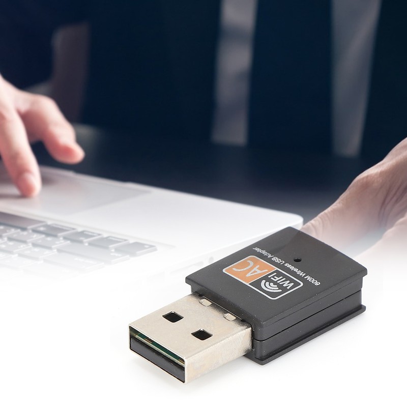 USB WiFi Adapter 2.4G/5G Dual Band Wireless Network Adapter for