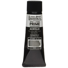 Liquitex Acrylic Paint, Prime, Antique Silver, 948, 1.1 fl oz (30 ml)