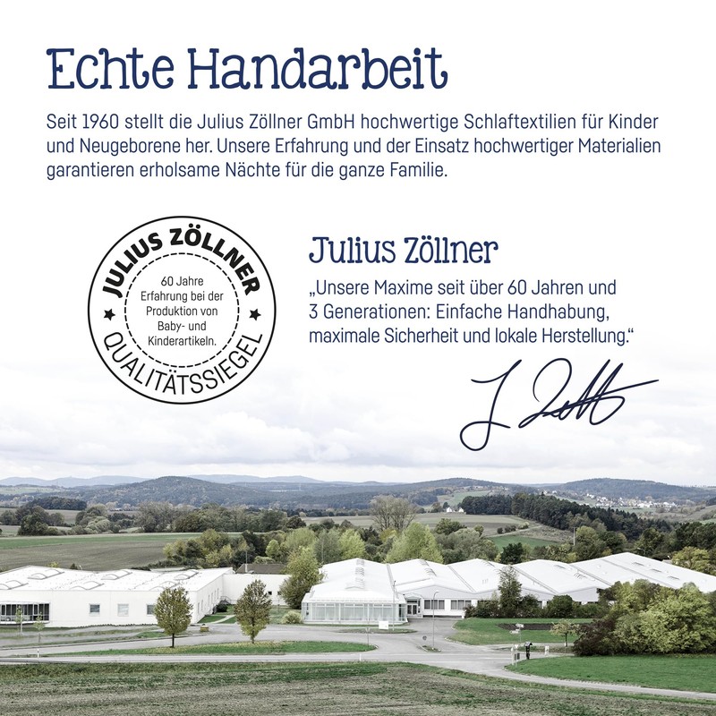 Julius Zöllner Children's Bed Linen Muslin Lime 100 x 135