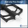 INFINAUTO Cycling Bike Pedal, 9/16" Spindle Plastic Pedals Black for