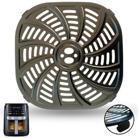 GSZN 6QT Air Fryer Replacement Grill Plate for Gourmia GAF616 Digital Window Air Fryers, Premium Grill Pan Grate Crisper Plate Tray Rack Shelf Grid for Gourmia 6QT Air Fryer, Dishwasher Safe, Nonstick