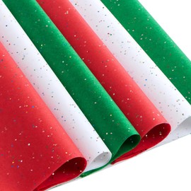 Papel de Seda Joyin para Navidad – 180 Hojas Brillantes en Colores Festivos, 20"x20"