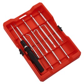 Amtech L2125 Impact Screwdriver with Bits, Clear, 6-Piece