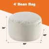 SMUG Bean Bag Chair Oversized Round Comfy Sofa Foam Filled