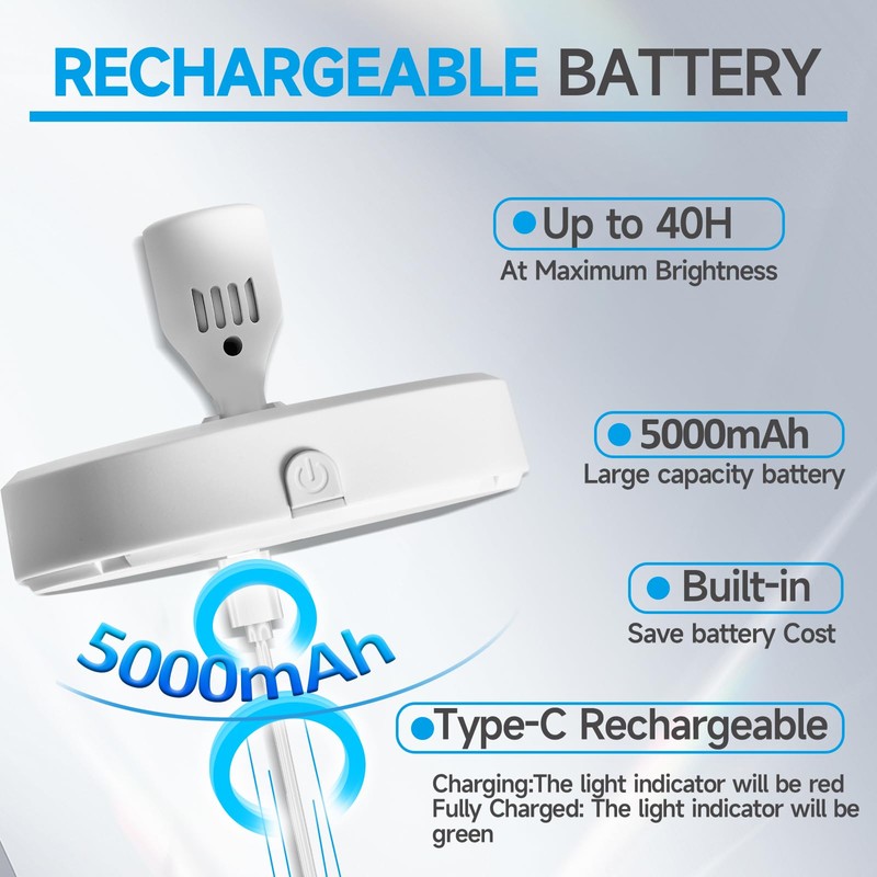 Wireless LED Spotlight Indoor with Rechargeable Battery Operated, Uplighting Indoor
