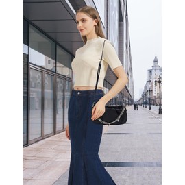 TeeYee 2 Replaceable Straps Cloud Shape Shoulder Y2K Bag Chain Woven Mini Hobo Handbag Clutch Tote Bag Purse Fresh Style Satchel