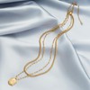 LOYATA Layered Gold Necklaces for Women，Initial Pendant Necklace for Women