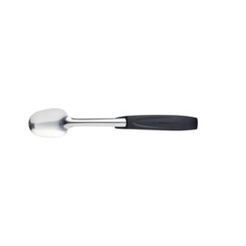 MasterClass Colour-Coded Catering-Quality Stainless Steel Salad Server Spoon, 30 cm (12 inches) - Black (General)