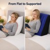 Inflatable Wedge Pillow for Leg and Back Support - Portable