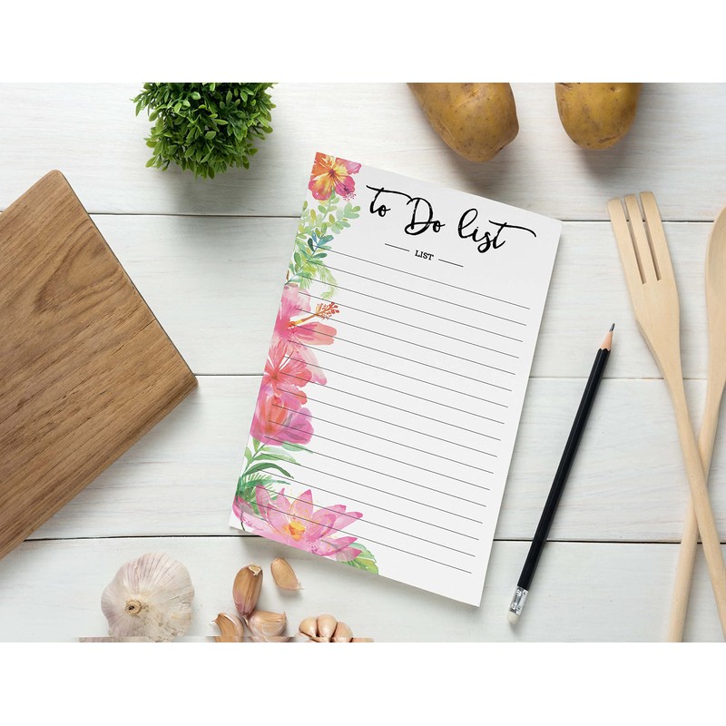 Inkdotpot Pack Of 2 Daily Planner List Undated Notepads, Memo