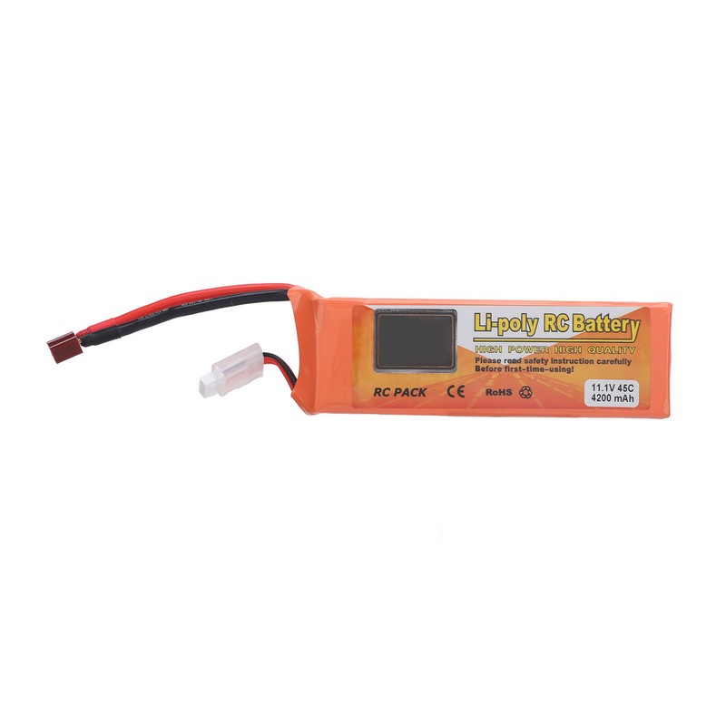 4200mAh Lithium Battery 11.1V 45C High Capacity Rechargeable Lipo Battery